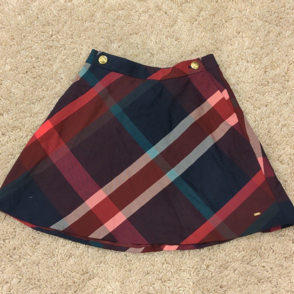 NWT Tommy Hilfiger plaid skirt